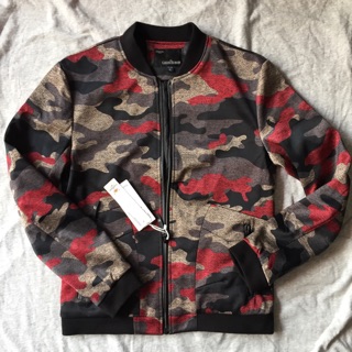 Áo khoác bomber nam nữ rằn ri