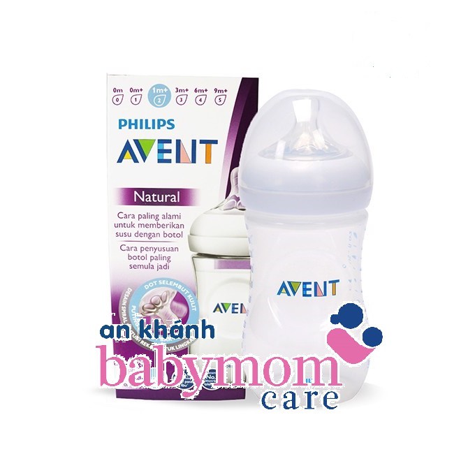 Bình sữa philips Avent natural 125ml 260ml 330ml