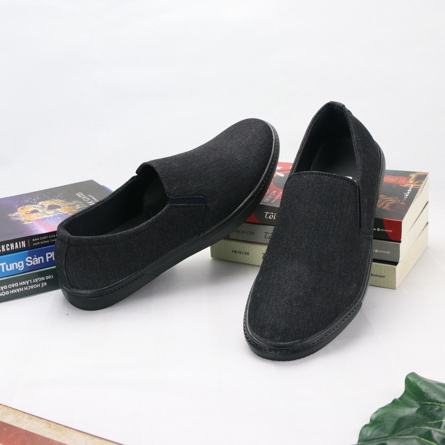 Giày lười nam đen [FREESHIP] HN212 shop Hân Nhi chuyên giày mọi nam giá rẻ | BigBuy360 - bigbuy360.vn