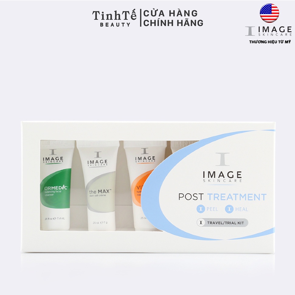 Bộ sản phẩm hỗ trợ phục hồi da sau liệu trình Image Skincare Trial Post Treatment Kit