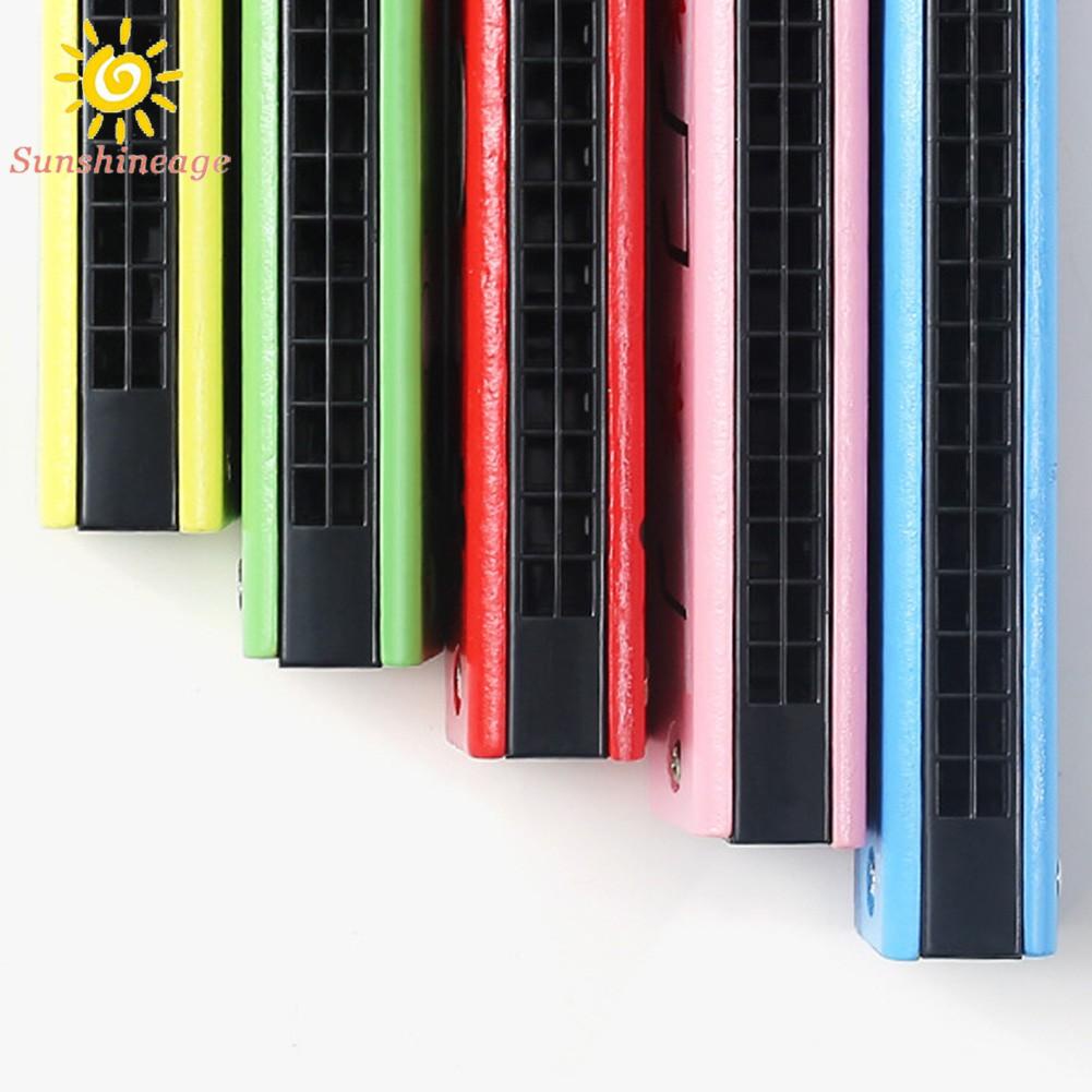 SUNAGE- ~1 x Harmonica 16 Holes Harmonica Mouth Organ Kids Music Instrument Educational Toy Gift【SUNAGE-HOT Fashion】