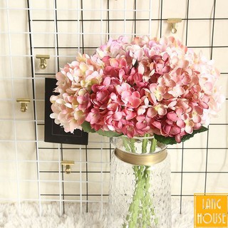 FREESHIP50K Hoa Giả Hoa Lụa - HOA CẨM TÚ CẦU ĐẠI PHONG CÁCH VINTAGE dài 46cm