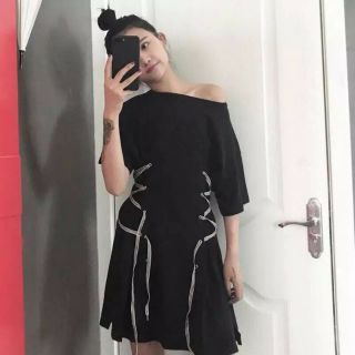 Váy đan dây 2 bên hông