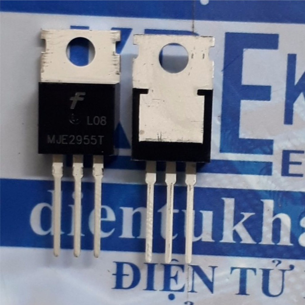 5 con MJE2955T 2955 10A/65V/75W PNP TRANSISTOR TO-220 kde4428