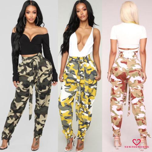 Quần Dài Lưng Cao Họa Tiết Rằn Ri Thời Trang Cho Nữ | BigBuy360 - bigbuy360.vn