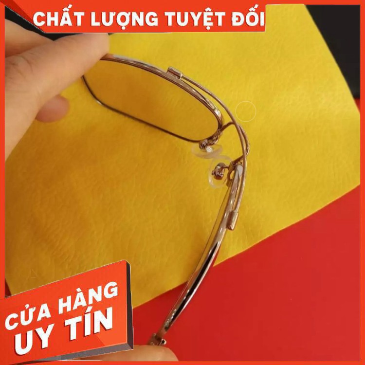 HÀNG CAO CẤP -  KÍNH ĐỔI MÀU TRÒNG KÍNH GỌNG TITAN DẺO BẺ KHÔNG GÃY  - Hàng Cao Cấp