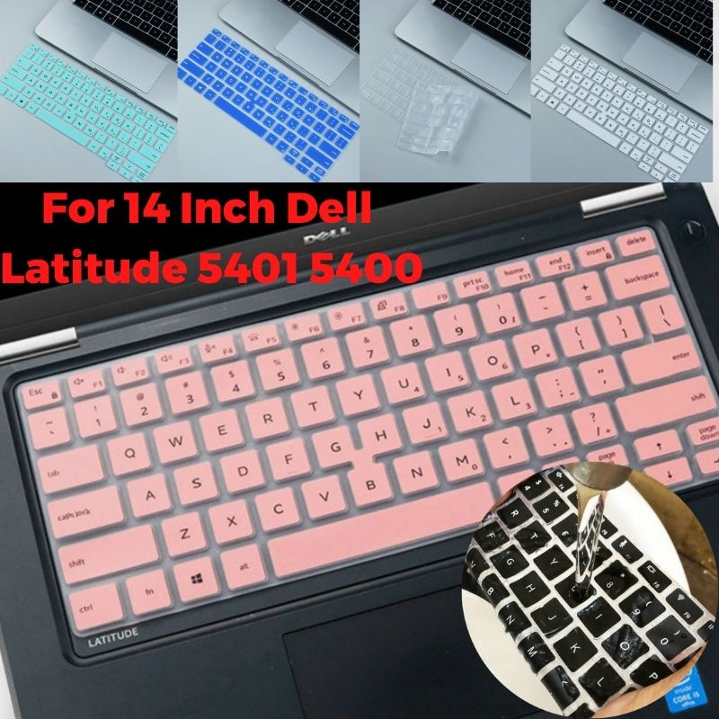 Miếng phủ silicon mềm siêu mỏng bảo vệ bàn phím máy tính dell latitude 5401 5400 14 "