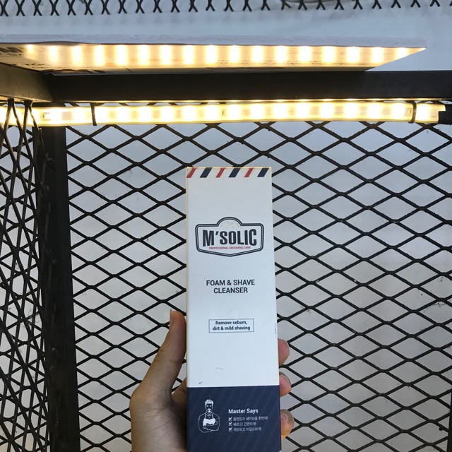 Sữa rửa mặt tạo bọt cạo râu M’solic