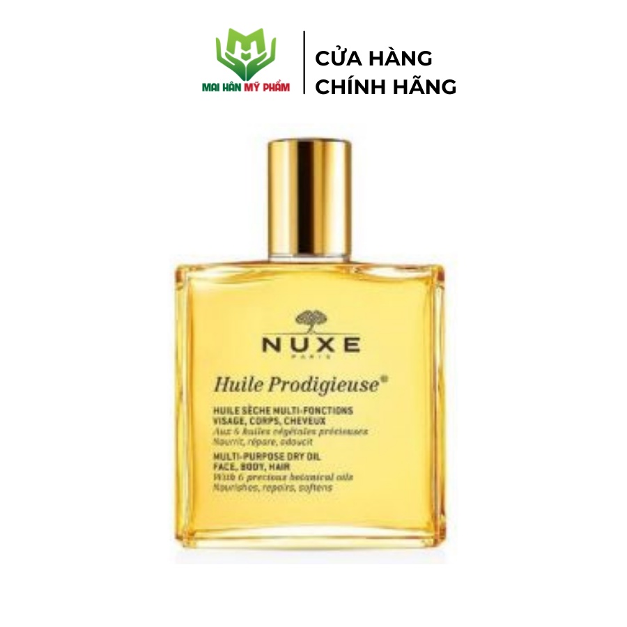 Dầu Khô Đa Năng Nuxe Huile Prodigieuse Multi-Purpose Dry Oil 100ml