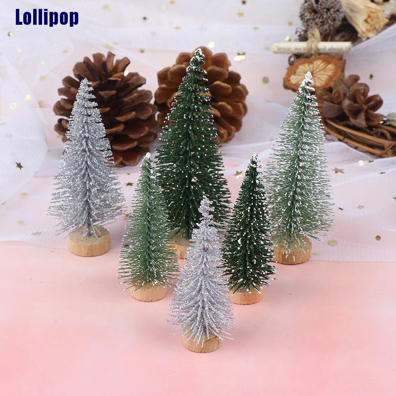 Bộ 3 cây thông mini trang trí giáng sinh năm mới