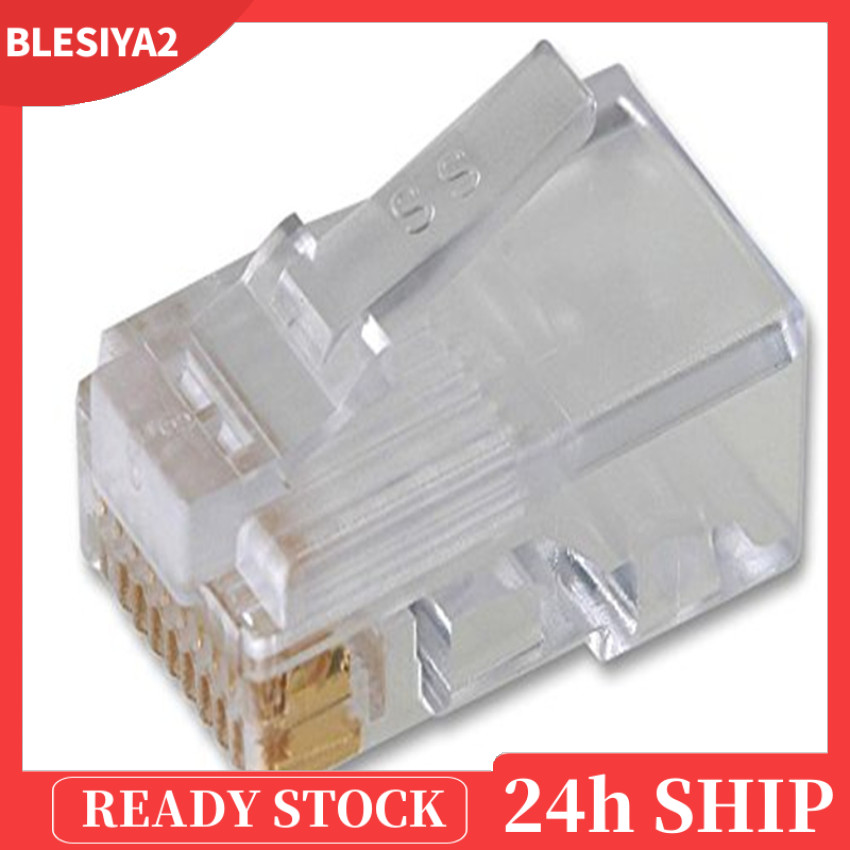 [BLESIYA2]10x RJ50 CAT5 Keystone Jack Ethernet Punch Down Cat5 Network Module Adapter | BigBuy360 - bigbuy360.vn