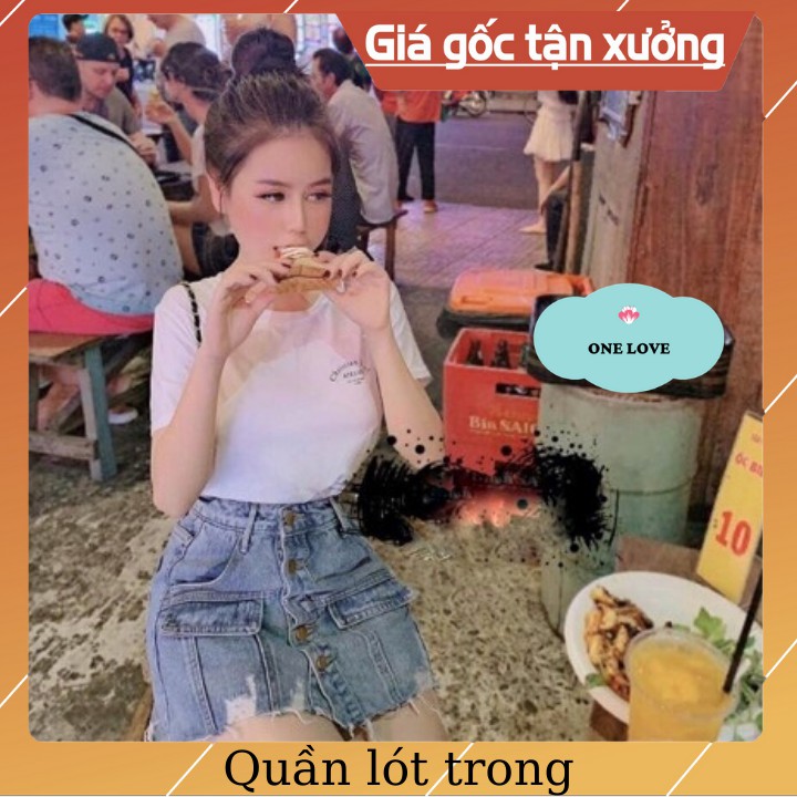 Chân Váy Bò Rách Vạt Lệch (Kèm Video + Ảnh Thật), Quần Short Jean Rách Siêu Hot Hit Loại 1 | BigBuy360 - bigbuy360.vn