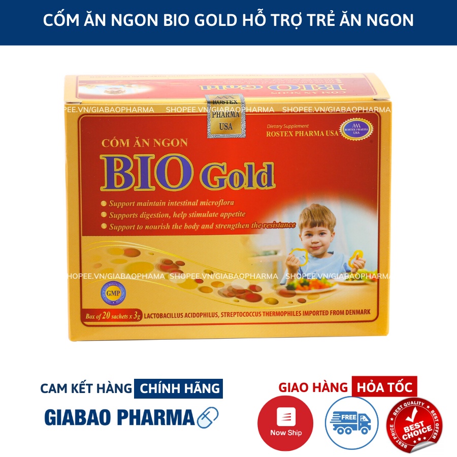 Cốm ăn ngon cho bé Bio Gold bổ sung lợi khuẩn, hỗ trợ hệ tiêu hóa