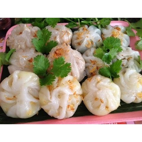 1kg há cảo Ô Ngon nhân thịt ngon đóng khay thượng hạng