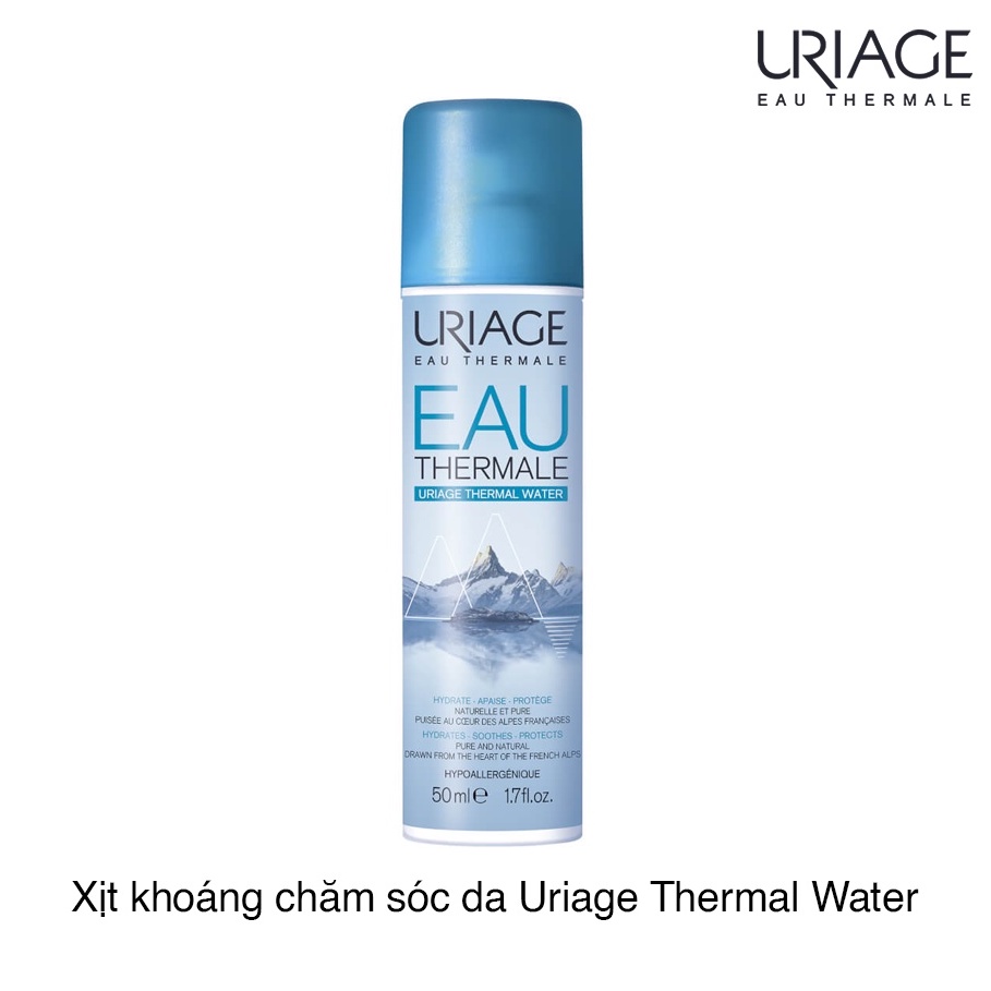 Uriage Xịt khoáng dưỡng ẩm cân bằng da URIAGE THERMAL WATER 50ML