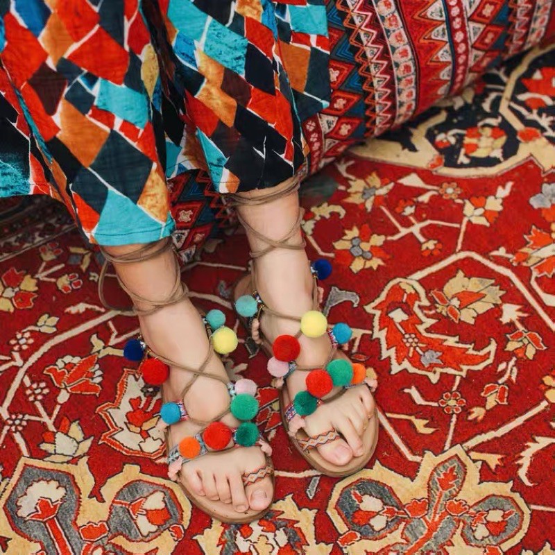 Sandal boho chiến binh