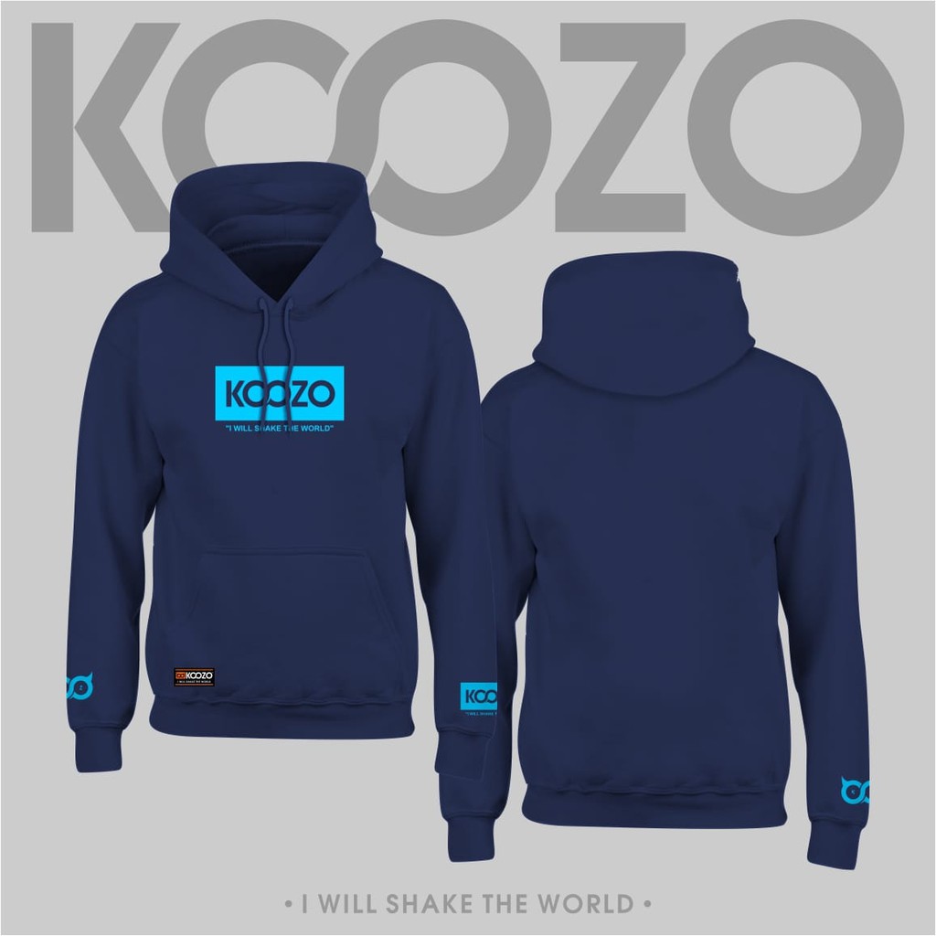 Áo Khoác Hoodie Koozo Dày Dặn Bằng Cotton Cho Nam Size M L XL