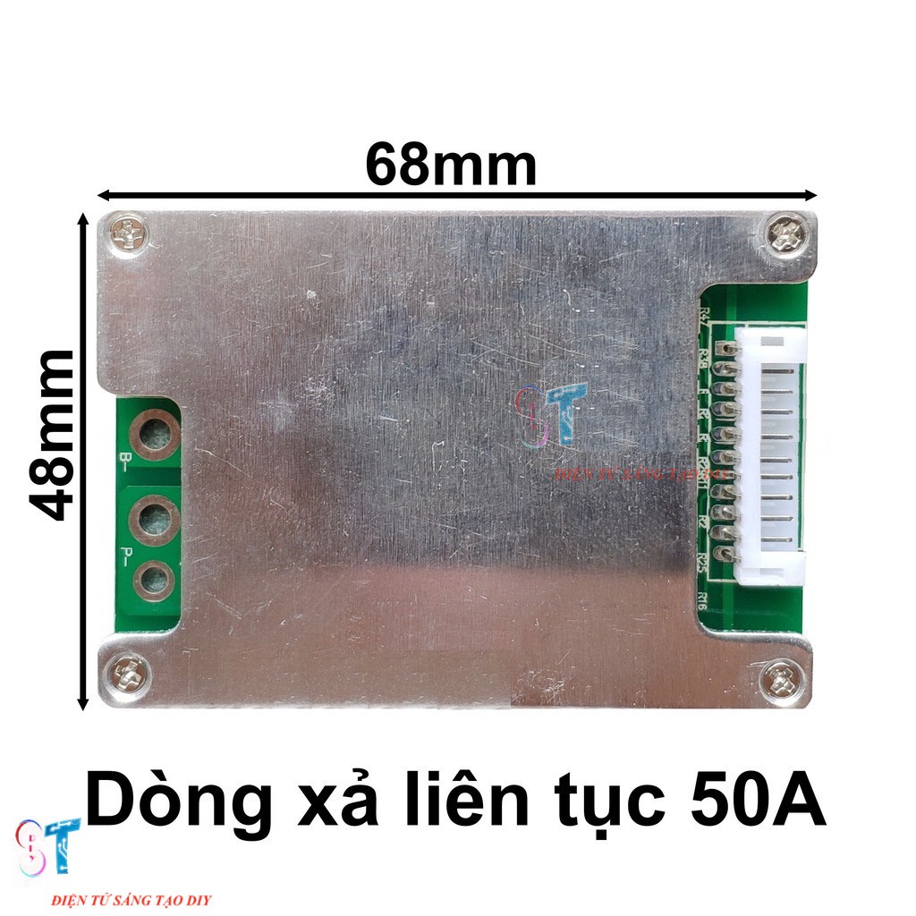 Mạch Sạc Và Bảo Vệ Pin li-ion 10S 36V 50A cho Pin 18650