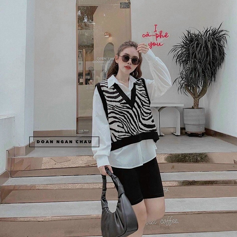 Áo Gile Báo Dày Dặn Hàng Quảng Châu M011