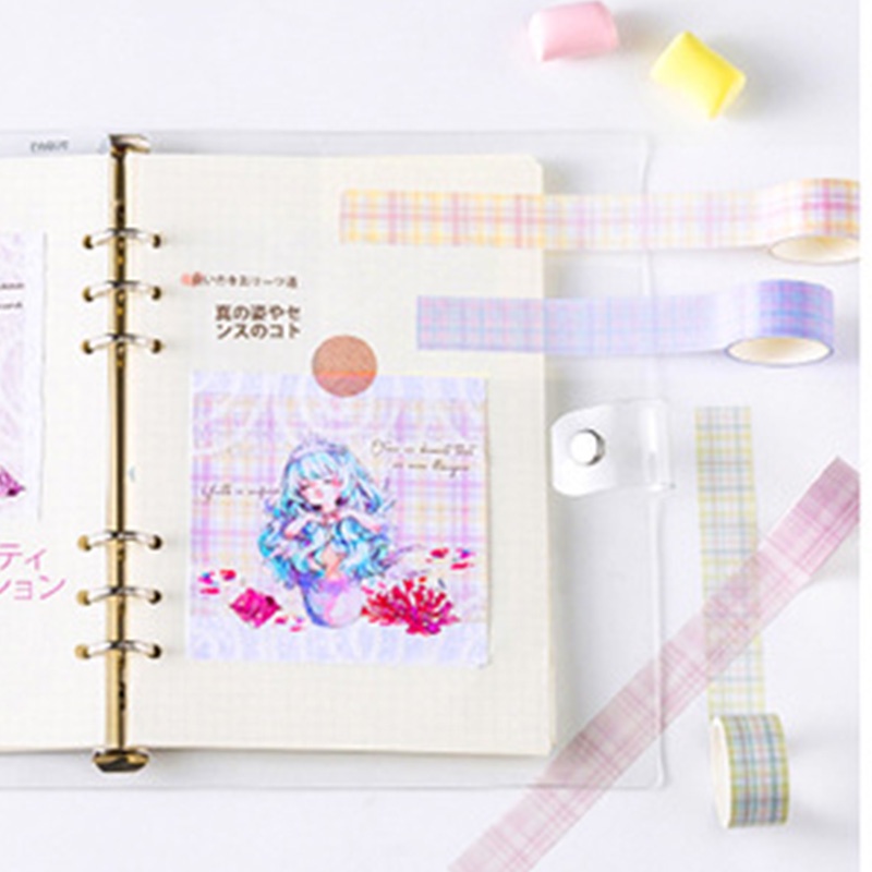 Set 4 Cuộn Băng Dính DIY Nhiều Màu Sắc