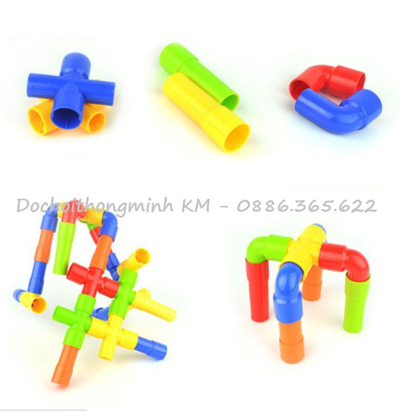 T14 - Túi lắp ráp Lego đường ống nước size lớn
