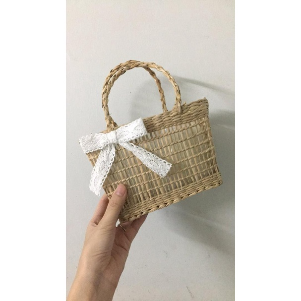 Túi/Làn Cói Đi Biển Thời Trang Cao Cấp Vintage Trang Trí Chụp Hình Cực XInh - Cói_Decor_HN