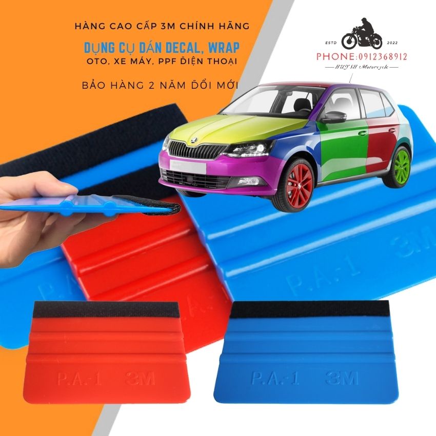 Miếng gạt nhựa hỗ trợ dán decal tiện dụng