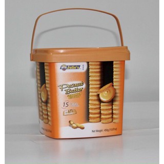 Bánh quy bơ đậu phộng Julie 450g nhập khẩu Malaysia date 2/2024