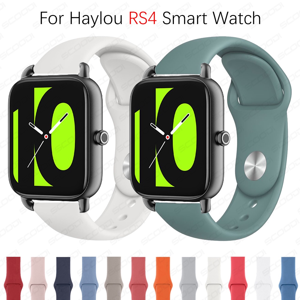 Dây Đeo Silicone Cho Đồng Hồ Thông Minh Haylou RS4