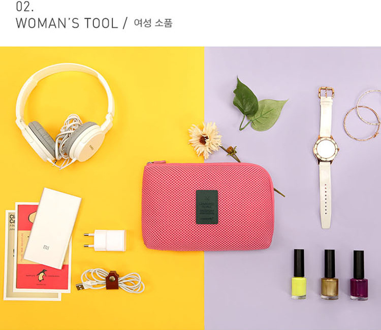 Túi đựng đồ trang điểm/sản phẩm điện tử/cáp dữ liệu/bộ sạc du lịch nhỏ gọn