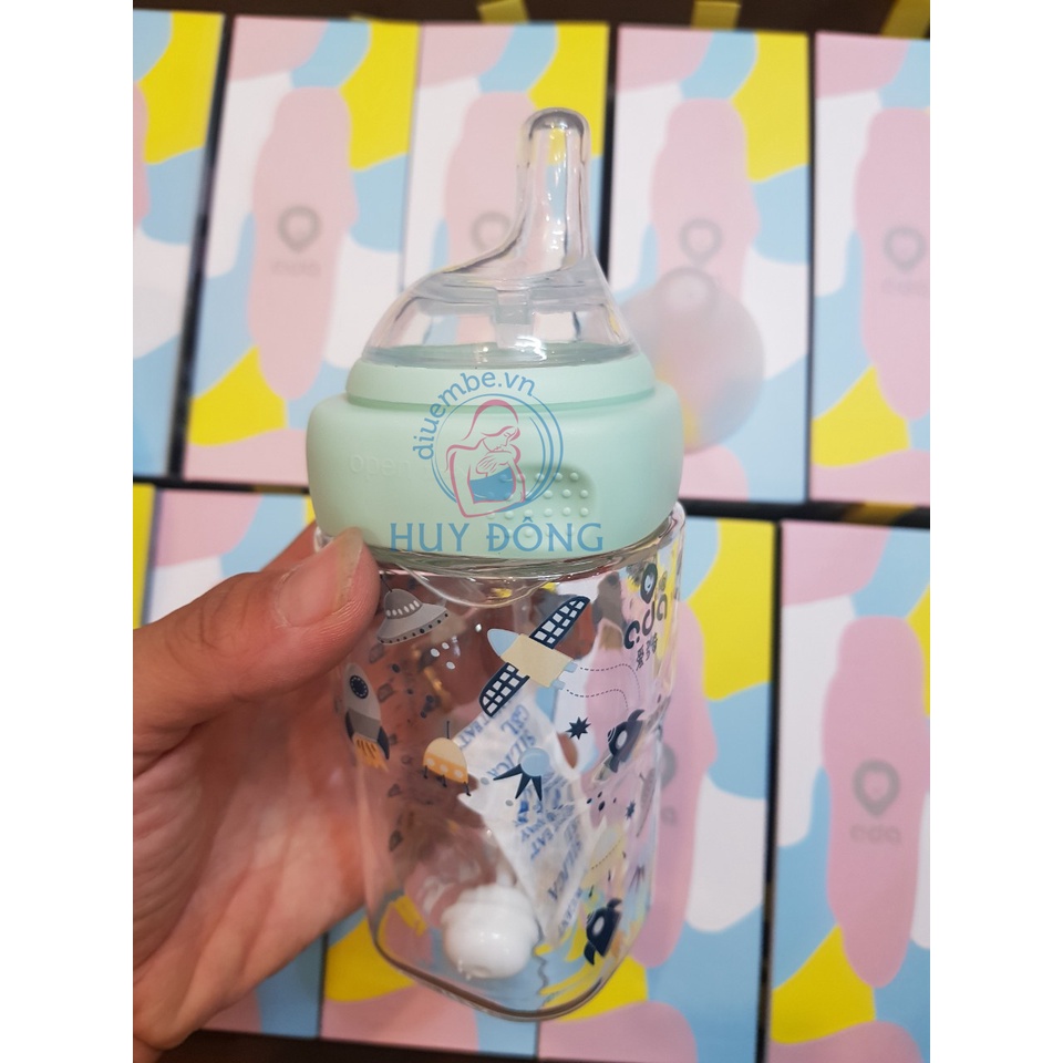 BÌNH SỮA THUỶ TINH NÚM VÚ LỆCH ADA 240ml, 150ml