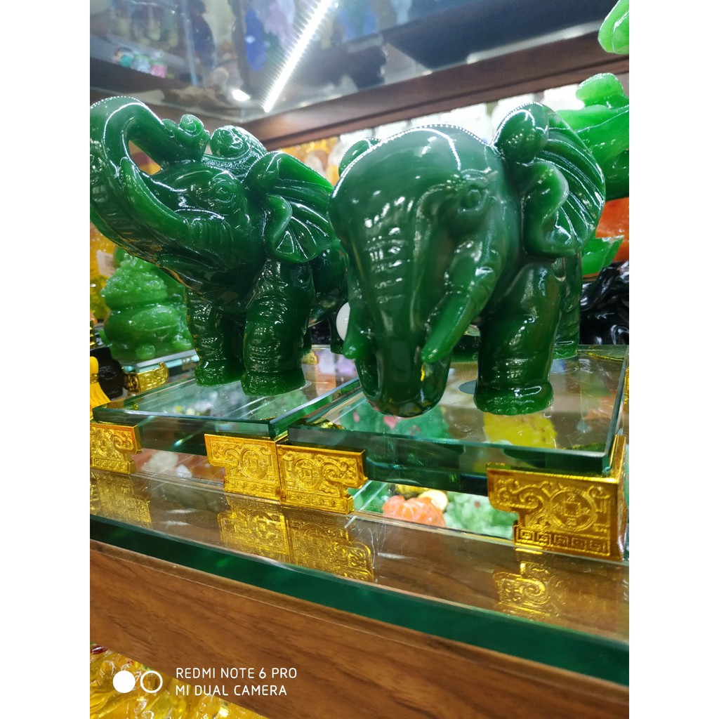 Tượng Voi Ngọc Phong Thủy Chiêu Tài