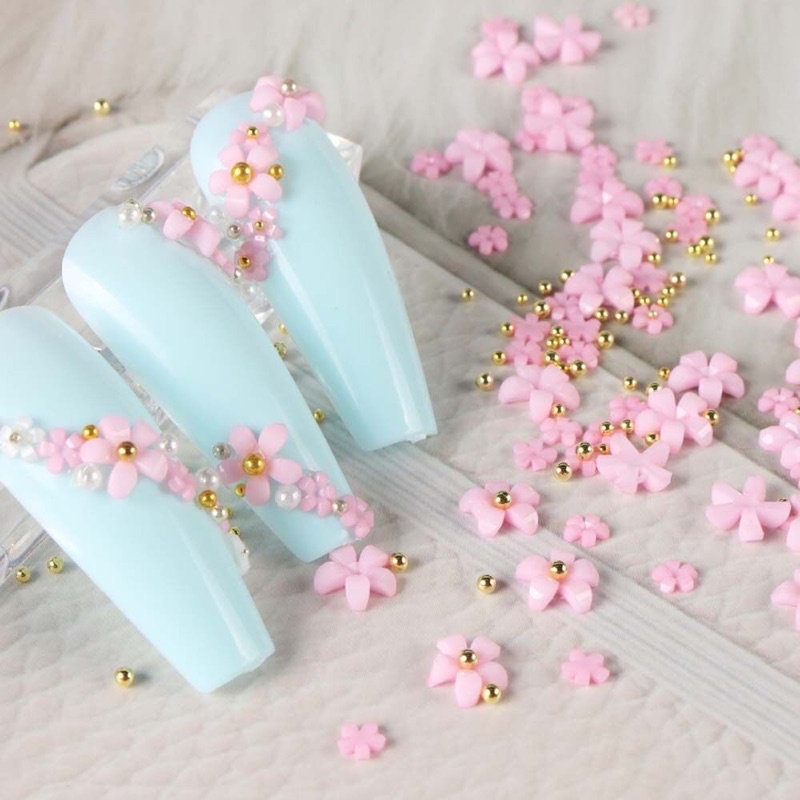 Charm hoa sứ mini-hoa nhí nail