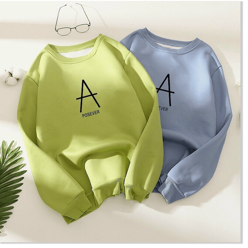 Áo khoác nỉ cổ tròn Posever cực đẹp , phong cách hàn , 2021 dành cho các bạn nam KME FASHION
