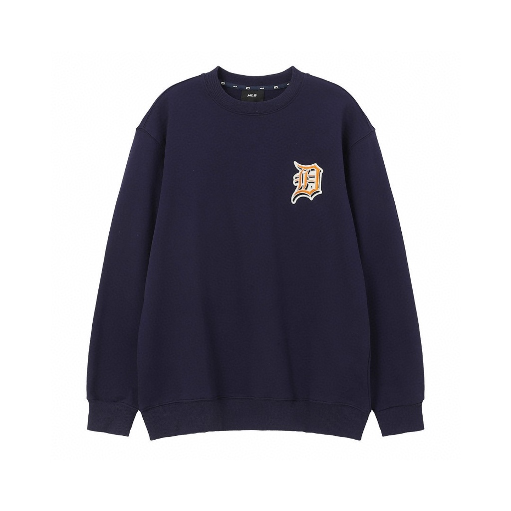 ❤❀  ❤ Mlb Áo Nỉ Dài Tay Cổ Tròn Thêu Họa Tiết Thời Trang Cho Nam Nữ