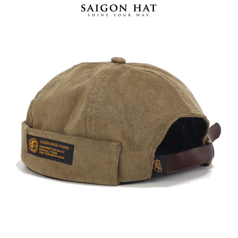 Mũ nón tròn miki hat nam nữ không vành nhung chuẩn form đẹp beanie thời trang thu đông kiểu SAIGON HAT