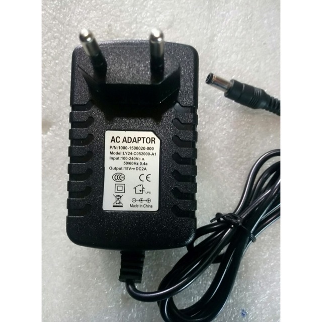 Nguồn adapter DC 15V - 2A, 15V - 4A cho loa kéo di động