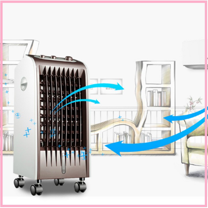 NH9468 QUẠT ĐÁ HƠI NƯỚC AUX 5L 75W KÈM BÌNH ĐÁ KHÔ - QUẠT ĐIỀU HÒA HƠI NƯỚC - QUẠT ĐÁ | BigBuy360 - bigbuy360.vn