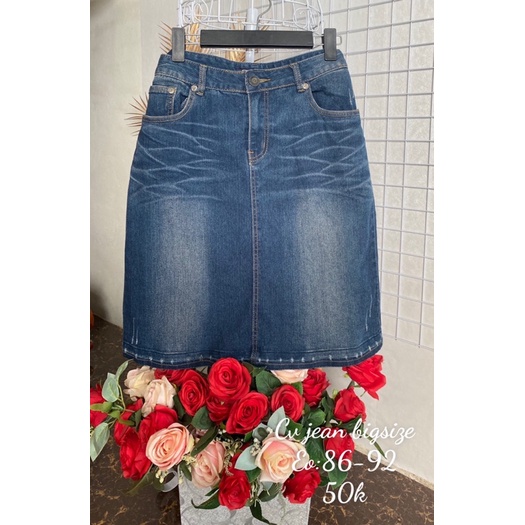 Chân váy Jean bigsize