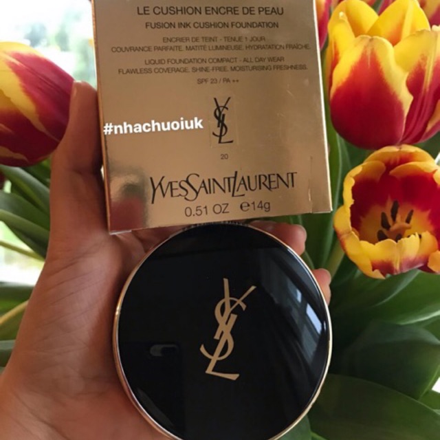Kem trang điểm YSL le cushion encre de peau 14g (Cushion / Refill) Tone 20 phấn nước | BigBuy360 - bigbuy360.vn