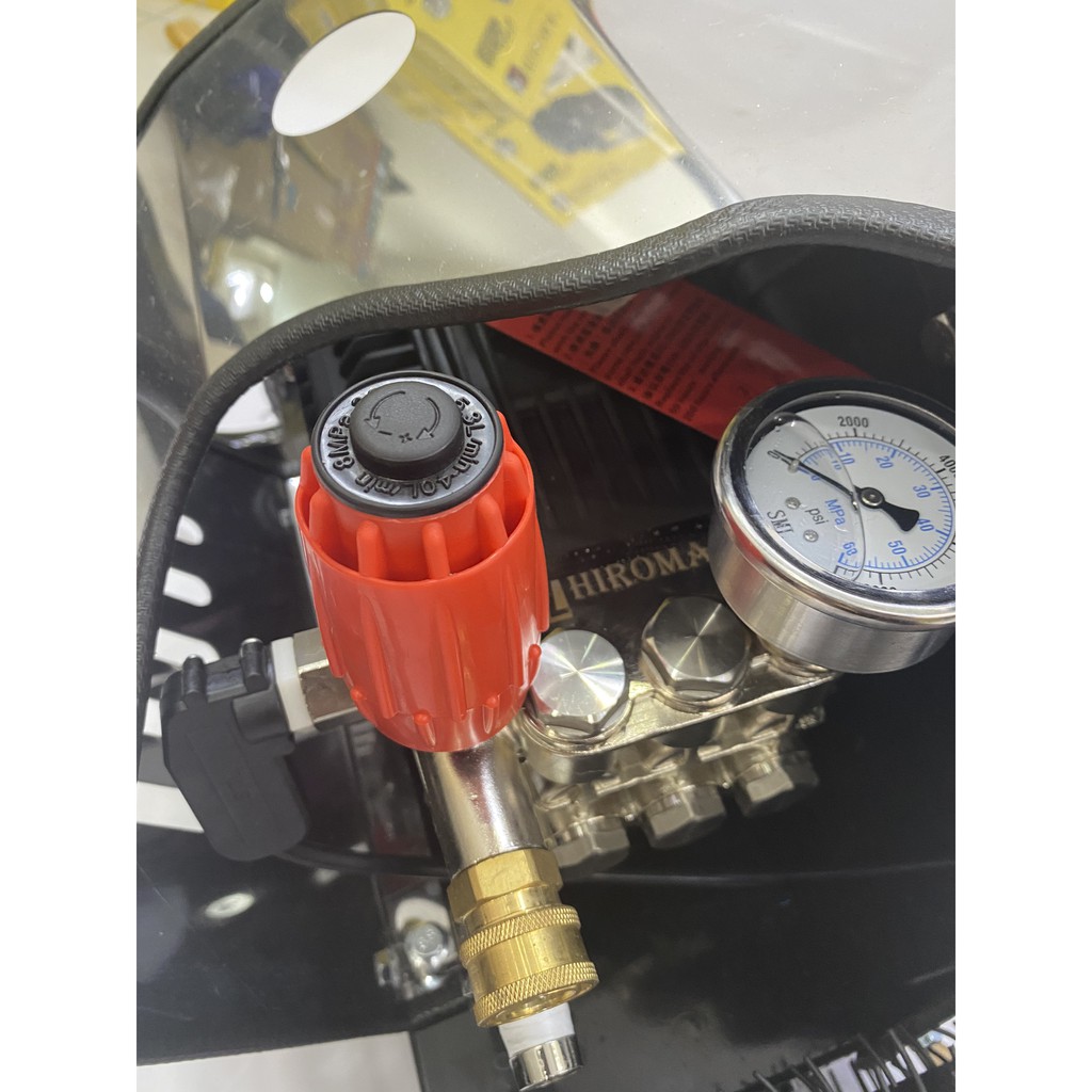 Máy rửa xe áp lực cao chính hãng HIROMA DHL - 1317 công suất 7.5kw cho tiệm rửa xe oto, xe tải.