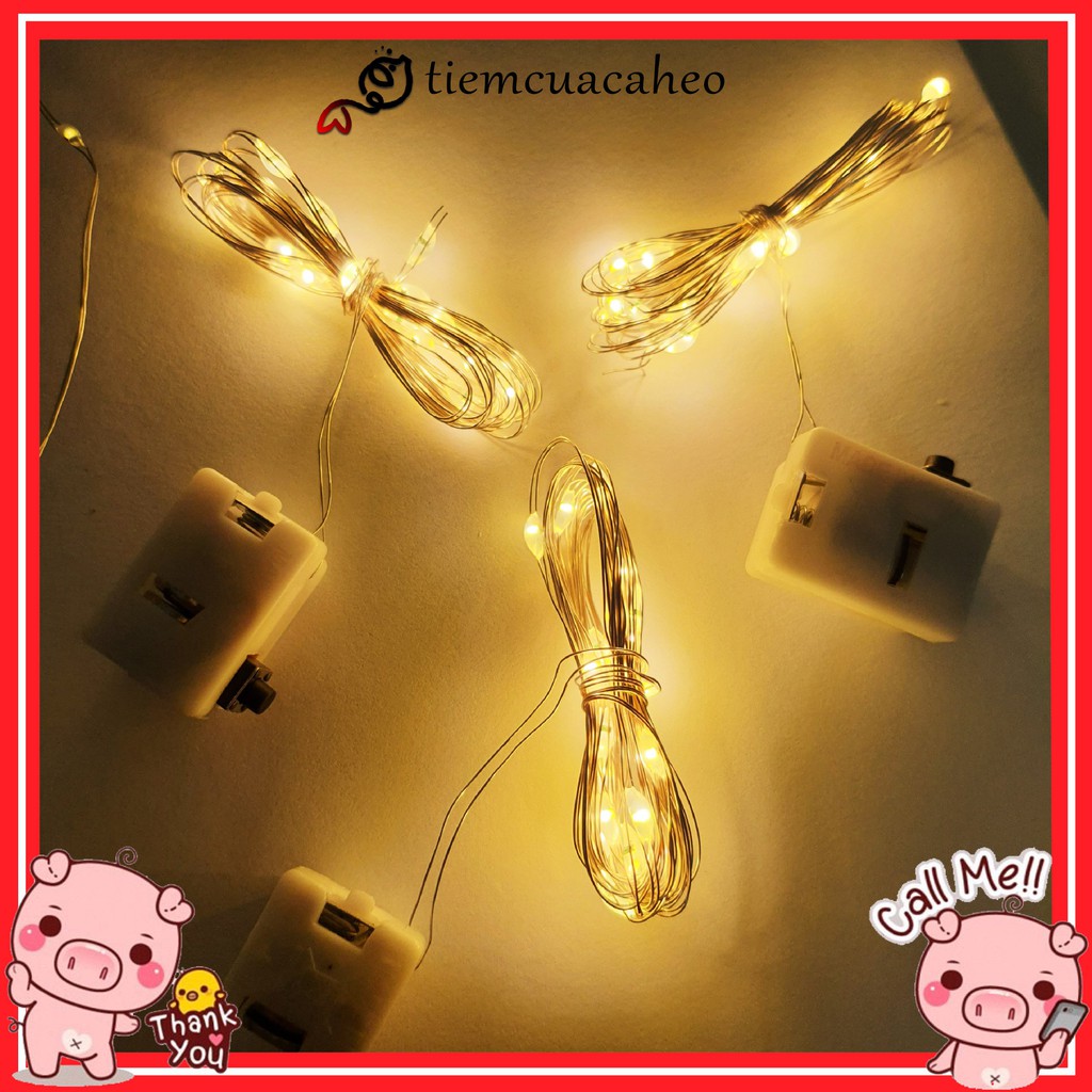 Đèn Led Đom Đóm đổi màu decor trang trí nhà cửa, phòng ngủ, cây thông Noel, hang đá