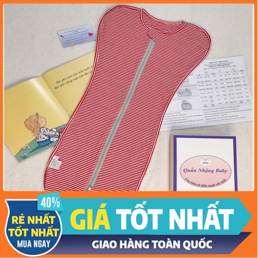 [ẢNH SHOP CHỤP] Quấn nhộng chũn cho bé ngủ ngon