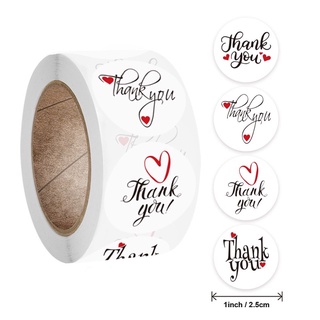 Cuộn 500 nhãn dán 25mm Thank you sticker