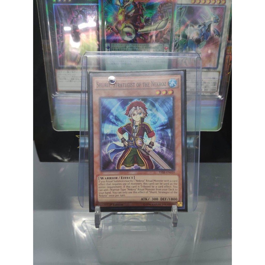 [ Dưa Hấu Yugioh ] Lá bài thẻ bài Shurit Strategist of the Nekroz – Super Rare - Tặng bọc bài nhựa bảo quản