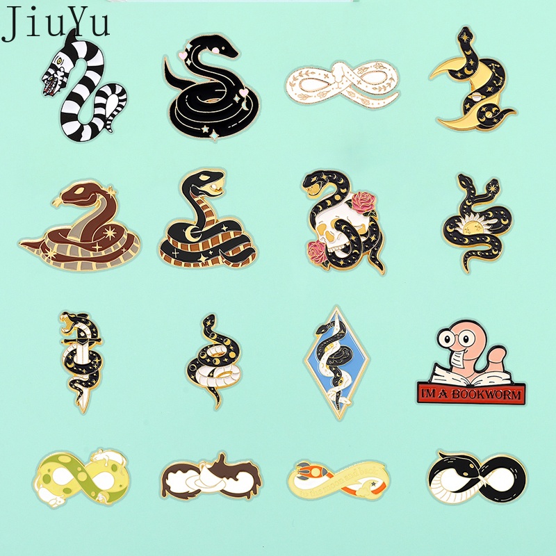 Ghim Cài Áo Hình Rắn Hoạt Hình Thời Trang