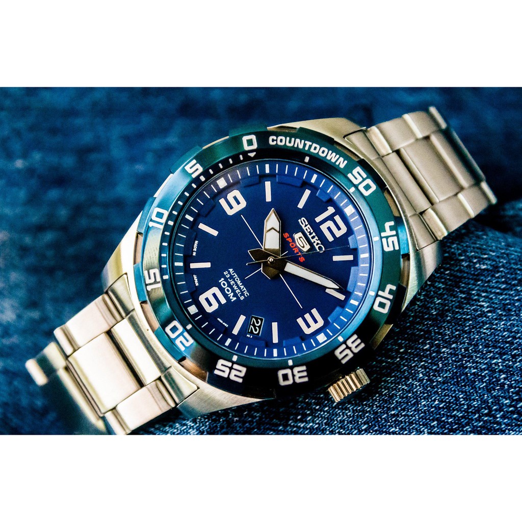 Đồng hồ nam Seiko 5 Sports Automatic  Blue Dial - SRPB85J1