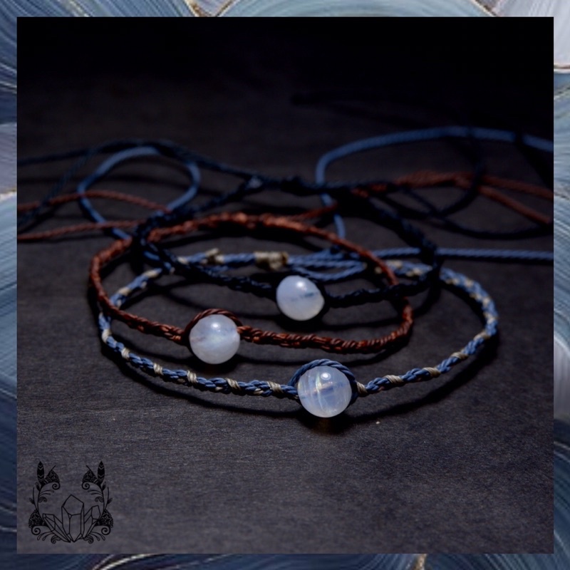 LIGHT GRAY -  vòng tay handmade, thanh tẩy, thắt dây