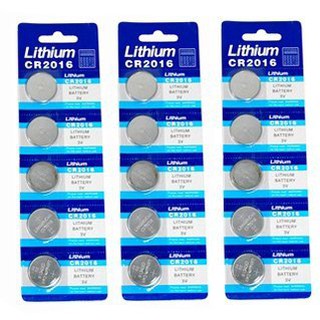 Pin CR2016 3v Lithium vỉ 5 viên