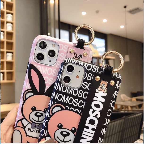 Ốp Điện Thoại Moschino Có Dây Đeo Tay Cho Iphone 11 Pro Xsmax Xr | BigBuy360 - bigbuy360.vn